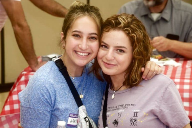 Friends at a Friendship Circle event